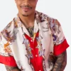 Love Island USA S07 Ace Greene Floral Shirt Actor Image