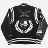 Malcolm X Letterman Varsity Jacket Back Image