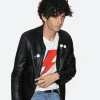 Matty Healy LA 2025 Leather Jacket Front Image
