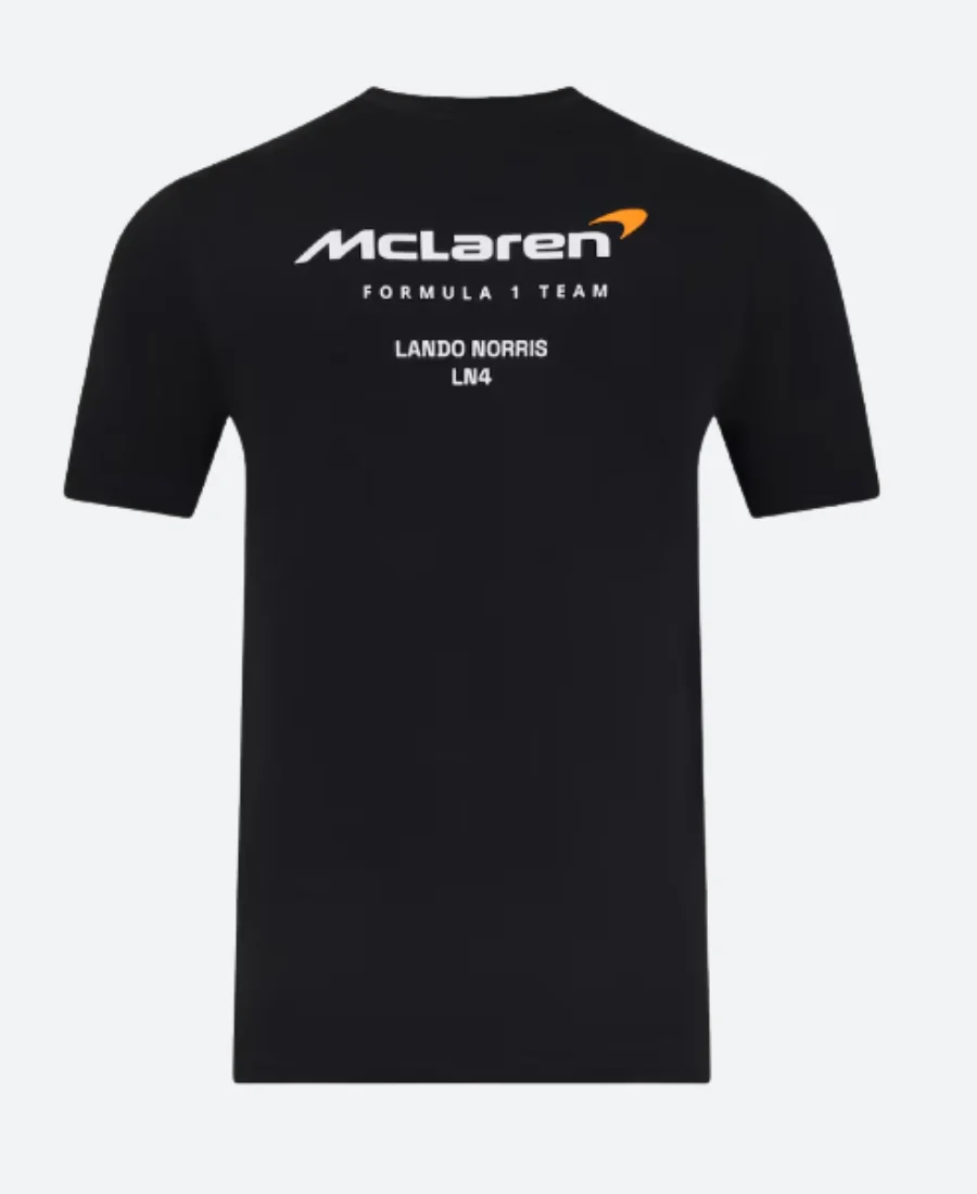 McLaren F1 Team Lando Norris Driver T-Shirt back Image