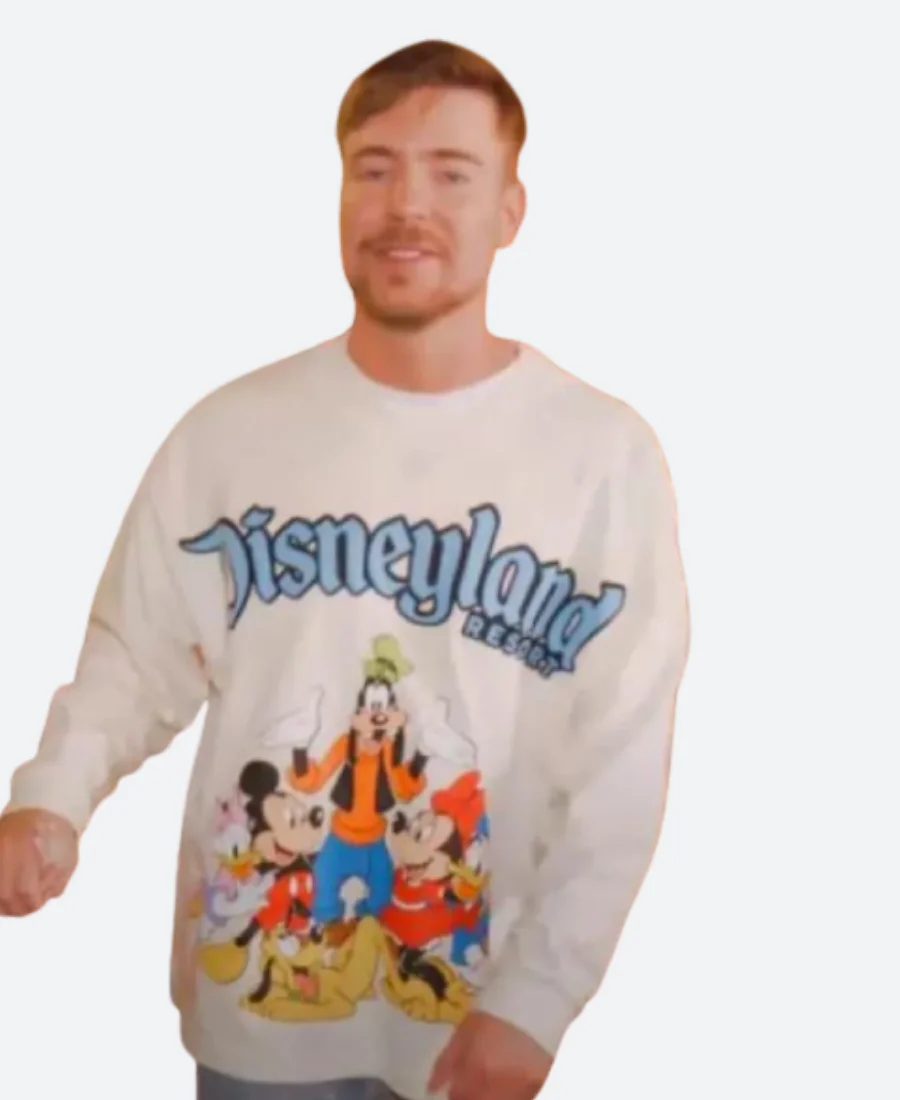 Mr. Beast Disneyland Sweatshirt Front Image