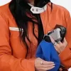 NY Knicks Game Kylie Jenner Leather Jacket