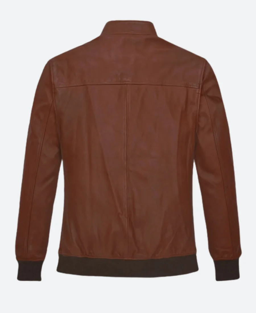 Narcos S01 Steve Murphy Leather Jacket Back Image