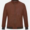 Narcos S01 Steve Murphy Leather Jacket Front Image