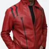 Neon Genesis Evangelion Misato Katsuragi Leather Jacket Fron t Image