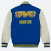 OVO X Golden State Warriors Varsity Jacket Back Image
