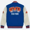 OVO X NY Knicks Varsity Jacket Back Image
