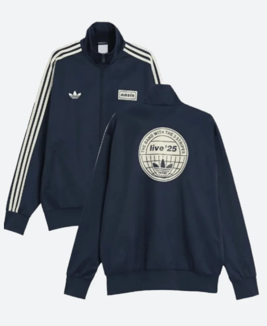 Oasis Live 2025 Track Jacket Blue Image