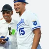 Patrick Mahomes KC Royals 15 White Jersey