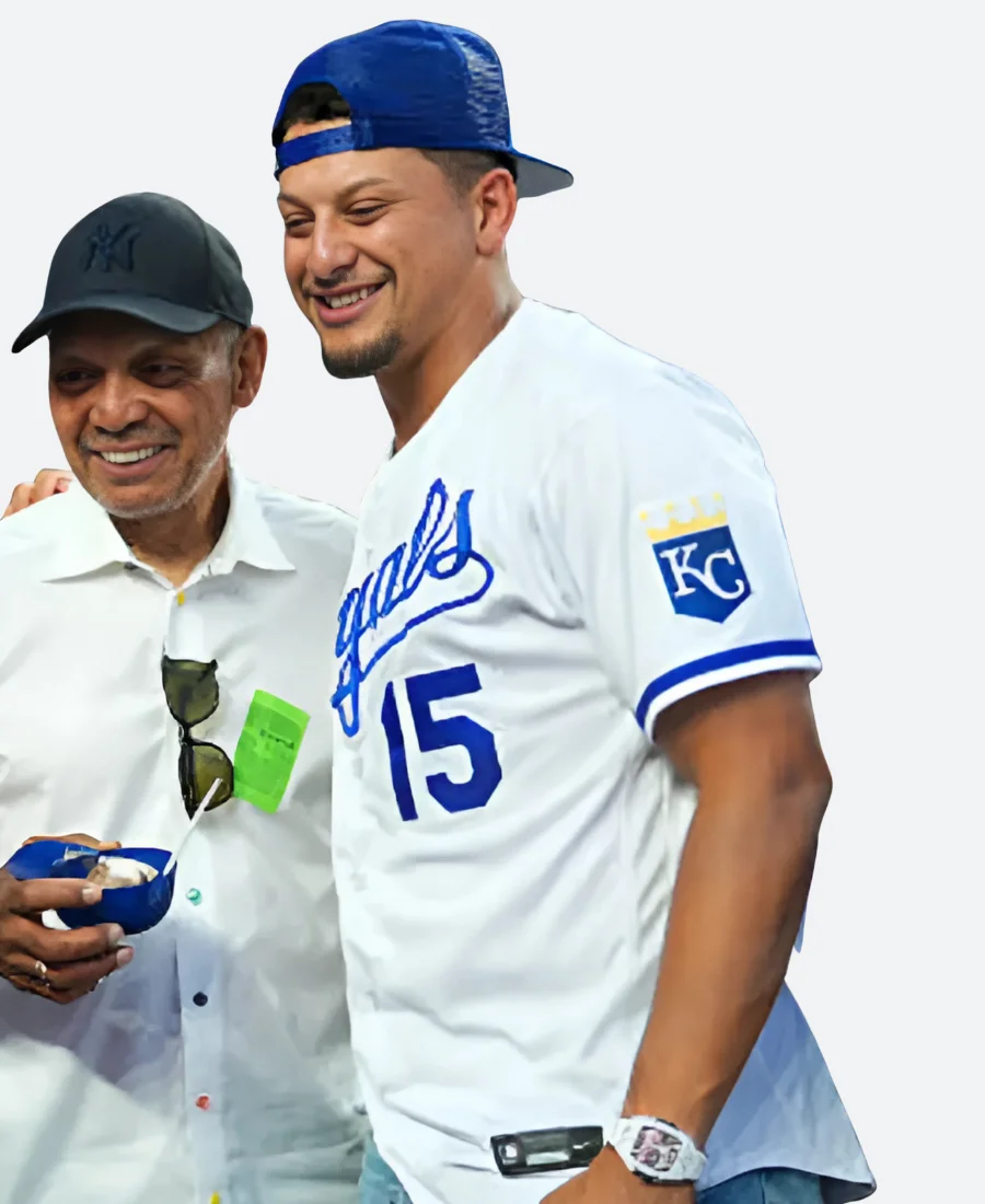 Patrick Mahomes KC Royals 15 White Jersey