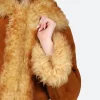 Penny Lane Suede Shearling Coat