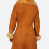Penny Lane Suede Shearling Coat Back Image