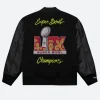 Philadelphia Eagles Super Bowl Varsity Jacket Back Image