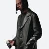 Playboi Carti Leather Trench Coat Actor Image