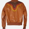 Poker Face 2023 Charlie Cale Leather Jacket Back Image