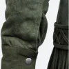 Poker Face 2023 Charlie Cale Suede Leather Jacket Sleeves Image