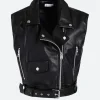 Poker Face 2023 Ruby Ruin Leather Vest Front Image