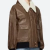 Poker Face Charlie Cale Aviator Leather Jacket