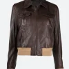Poker Face Charlie Cale Leather Jacket Front Image