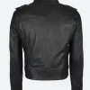 Poker Face Ruby Ruin Leather Jacket Back Image