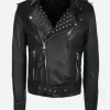 Poker Face Ruby Ruin Leather Jacket Front Image