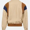 Press Junket Aaron Taylor Bomber Jacket Back Image