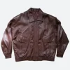 Pushers S01 Craig Dawkins Leather Jacket Front Image