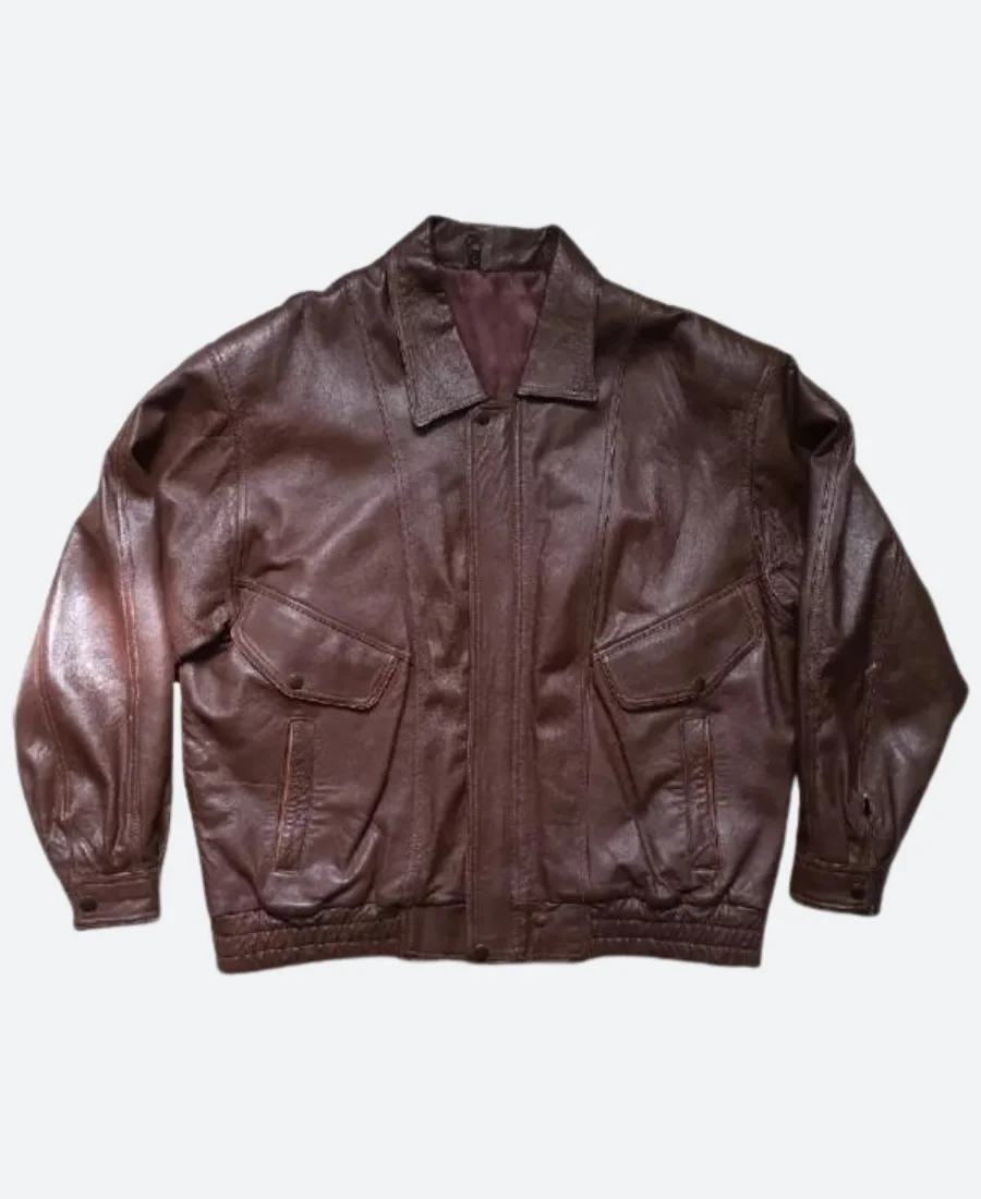 Pushers S01 Craig Dawkins Leather Jacket Front Image
