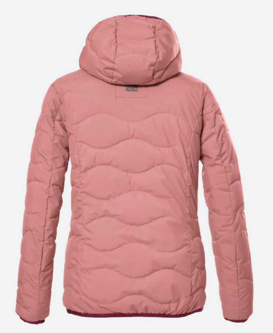 Pushers S01 Emily Quilted Puffer Jacket Back Image