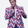 Rocketman Elton John Checked Blazer