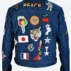 Rocketman Elton John Denim Jacket Back Image