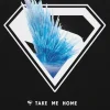 SUPERMAN 2025 Fortress of Solitude Black Hoodie Logo Image