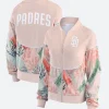 San Diego Padres Raglan Track Jacket Back Image