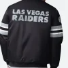 Scout I Las Vegas Raiders Varsity Jacket Back Image