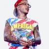 Sfera Ebbasta AMERICAN Graphics T-shirt Actor Image