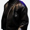 SiriusXM 2025 Lisa Rinna Leather Bomber Jacket Front Image