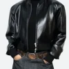 SiriusXM 2025 Lisa Rinna Leather Bomber Jacket Front Image