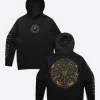 Sleep Token Even In Arcadia Weapons Black Hoodie Front & Back Image