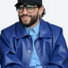 Sofiane Pamart Bomber Leather Jacket Actor Image