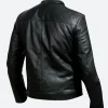 Stephen Amell Leather Jacket Back Image