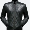 Stephen Amell Leather Jacket Back Image