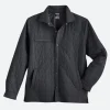 Storm Creek Quilted Jacket Black Front Image
