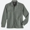 Storm Creek Quilted Jacket Green Front mage