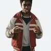 Stranger Things S05 Lucas Sinclair Bomber Jacket Front Image