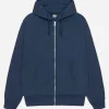 Stussy Beach Roots Hoodie Blue Front Image