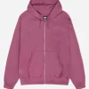 Stussy Beach Roots Hoodie Pink Front Image