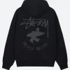 Stussy Beach Roots Hoodie blackk Back Image