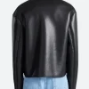Super Bowl Justin Bieber Leather Jacket Back Image