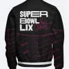 Super Bowl LIX New Orleans Varsity Jacket Back Image