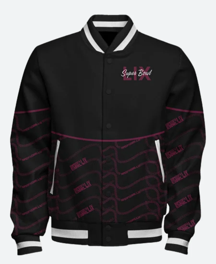 Super Bowl LIX New Orleans Varsity Jacket Front & Back Image